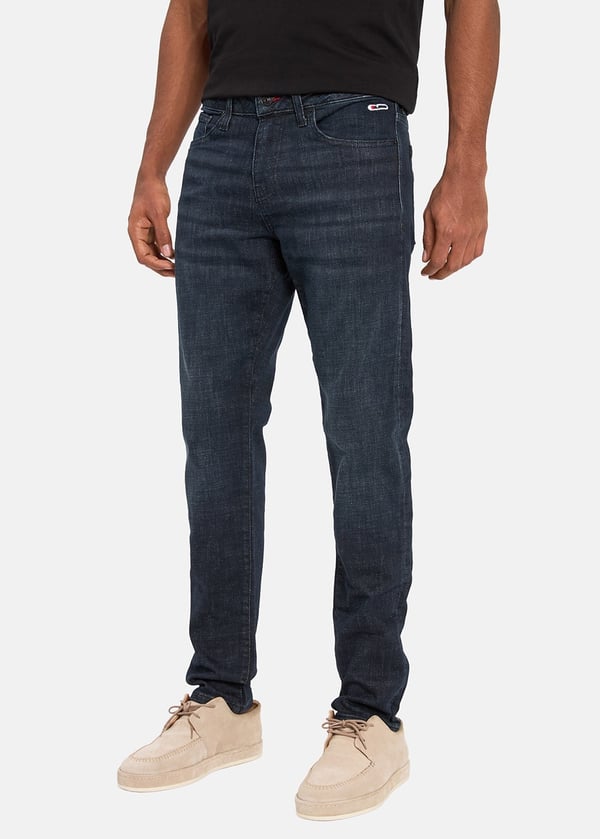 Gabbia Lacivert Slim Fit Kot Pantolon