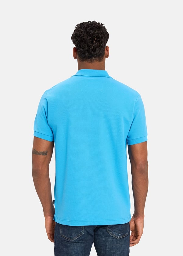 Gabbia Mavi Classic Fit Polo Yaka T-Shirt