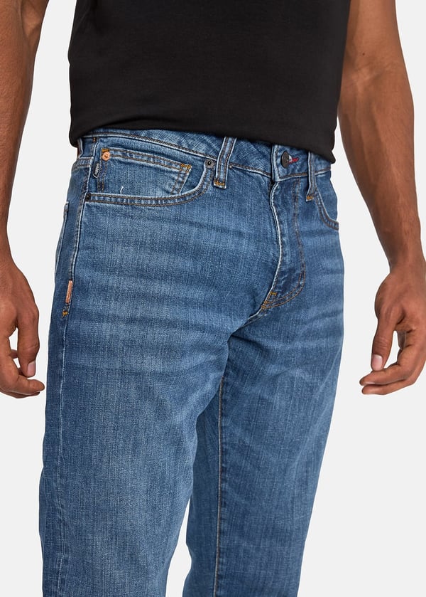 Gabbia Mavi Slim Fit Kot Pantolon