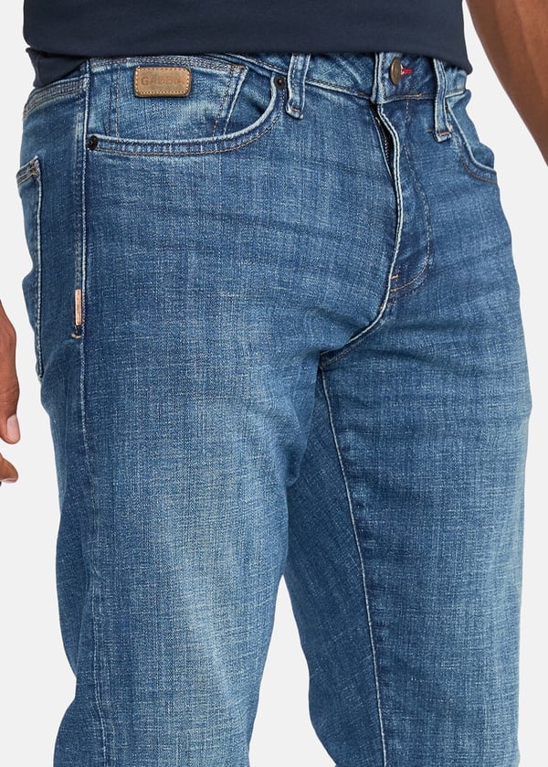 Gabbia Mavi Slim Fit Kot Pantolon