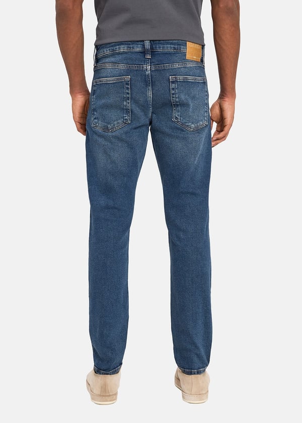 Gabbia Mavi Slim Fit Kot Pantolon
