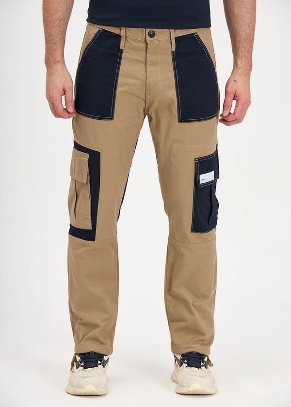 Gabbia Sarı Regular Fit Kargo Pantolon