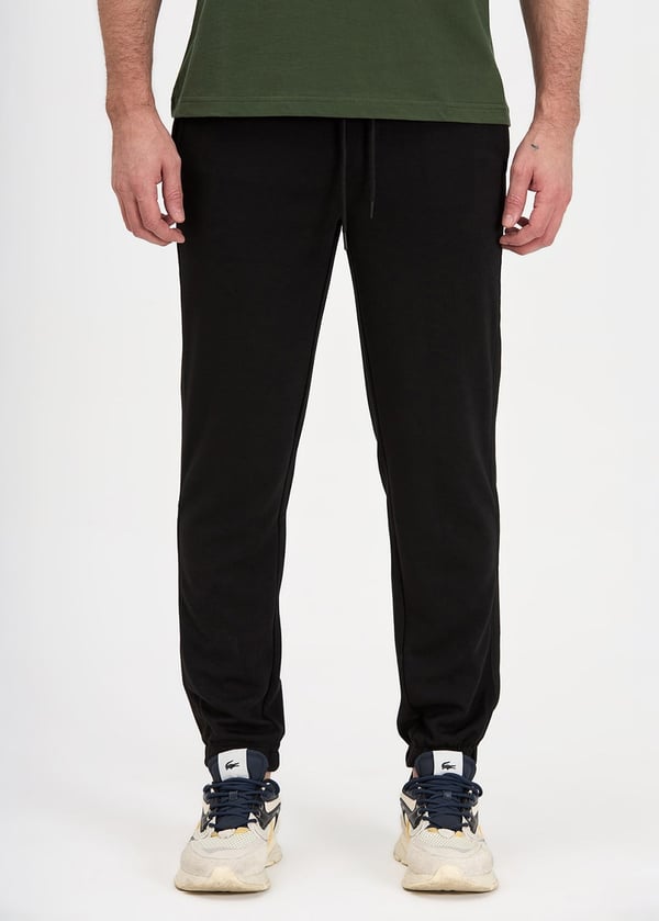 Gabbia Siyah Classic Fit Eşofman Altı