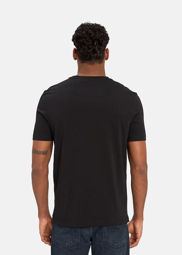 Gabbia Siyah Regular Fit Baskılı T-Shirt