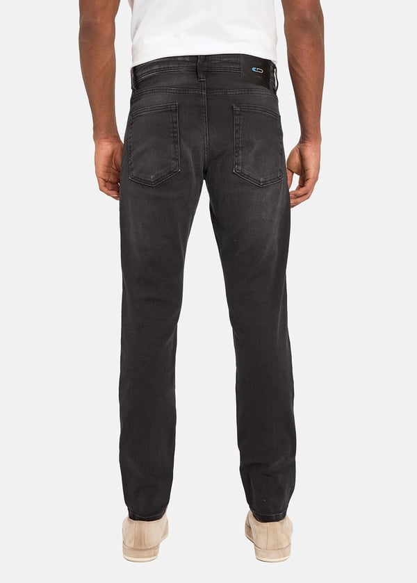Gabbia Siyah Slim Fit Kot Pantolon