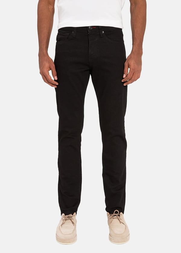 Gabbia Siyah Slim Fit Kot Pantolon