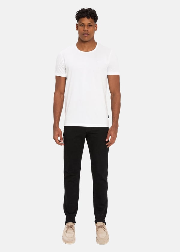 Gabbia Siyah Slim Fit Kot Pantolon