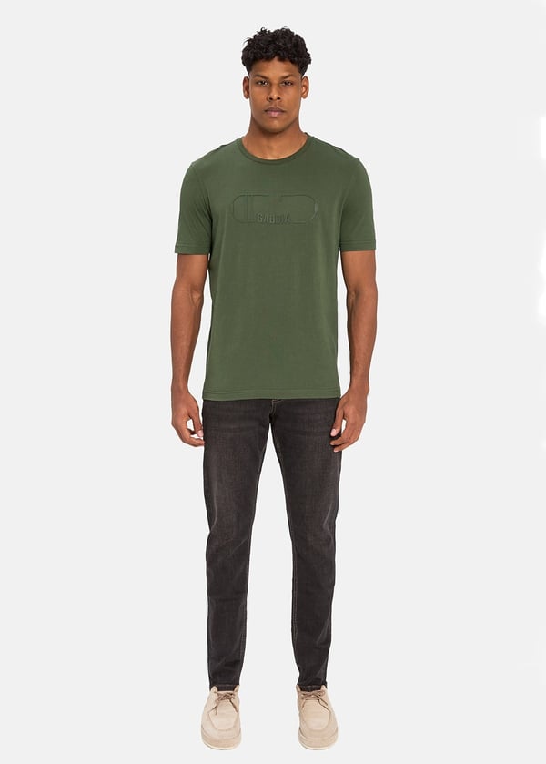 Gabbia Yeşil Regular Fit Baskılı T-Shirt