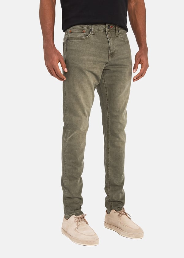 Gabbia Yeşil Slim Fit Kot Pantolon