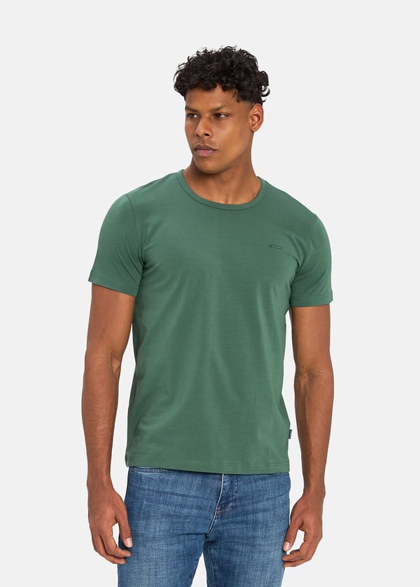 Gabbia Yeşil Standart Fit Basic T-Shirt