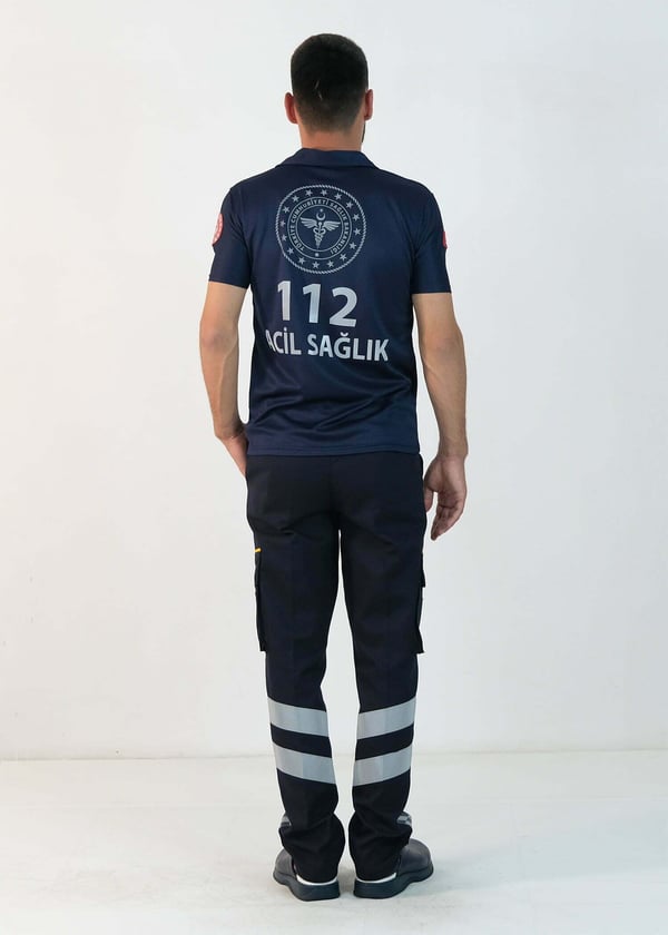 112 Polo Yaka Dry Touch Tişört