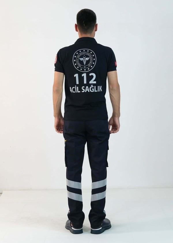 112 Polo Yaka Tişört