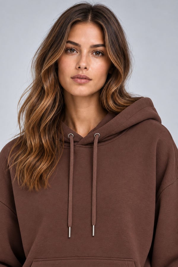 Bordo Oversize Kalın Eşofman Takımı