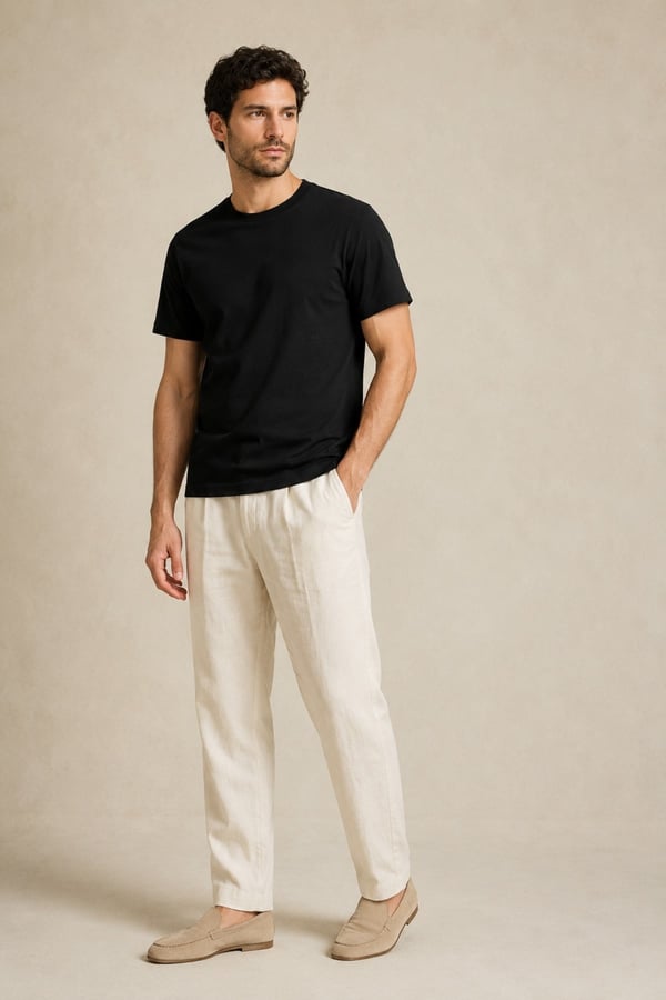 Siyah Pure Cotton T-Shirt