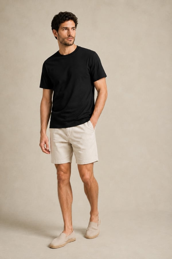 Siyah Pure Cotton T-Shirt