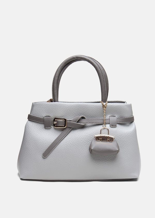 Noir Elegance Tote Kadın El Çantası - Gri