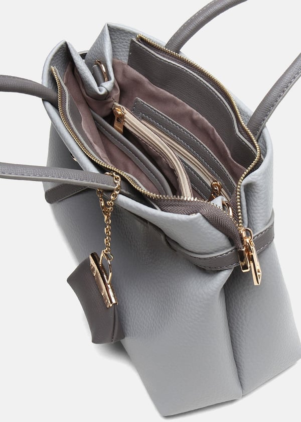 Noir Elegance Tote Kadın El Çantası - Gri