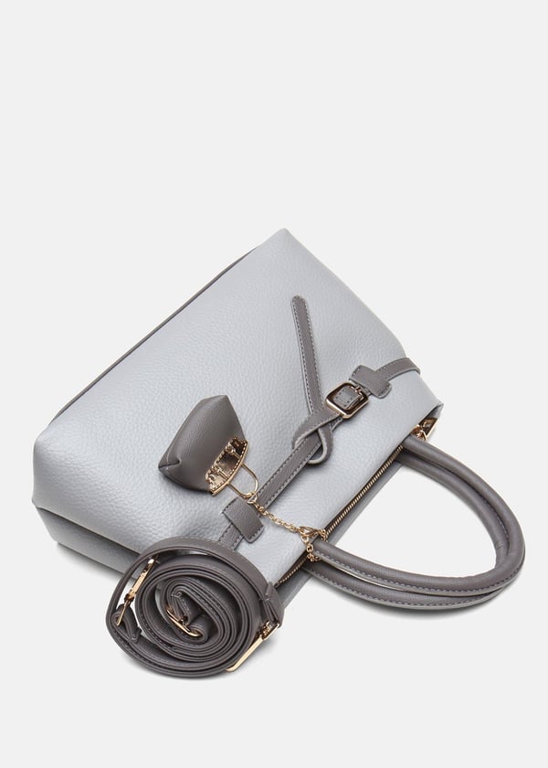 Noir Elegance Tote Kadın El Çantası - Gri