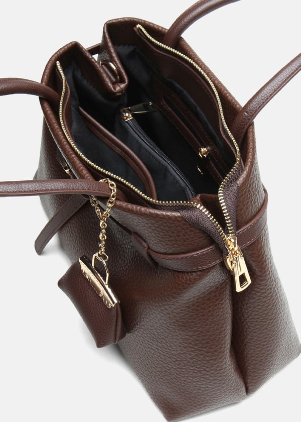 Noir Elegance Tote Kadın El Çantası - Kahve