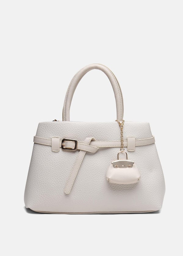 Noir Elegance Tote Kadın El Çantası - Krem
