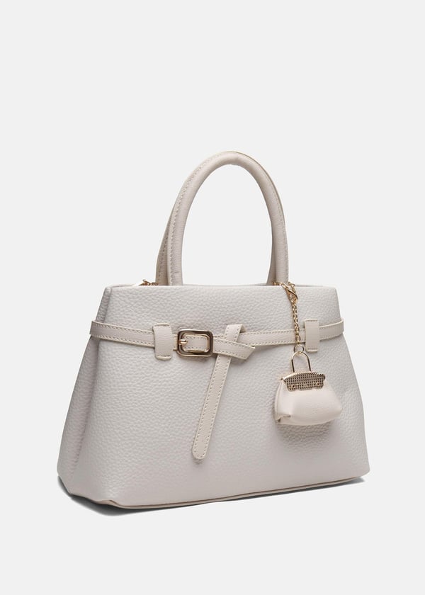 Noir Elegance Tote Kadın El Çantası - Krem