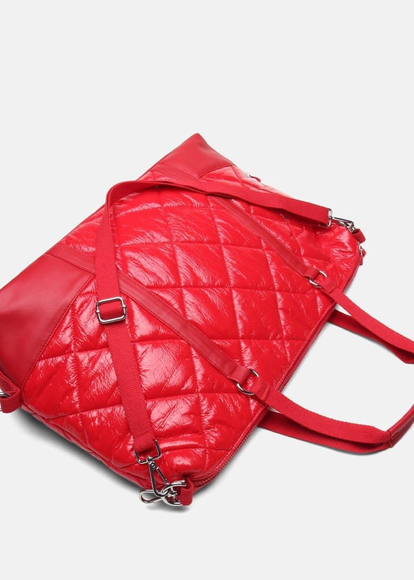 Nova Quilted Kadın Omuz Çantası - Kırmızı