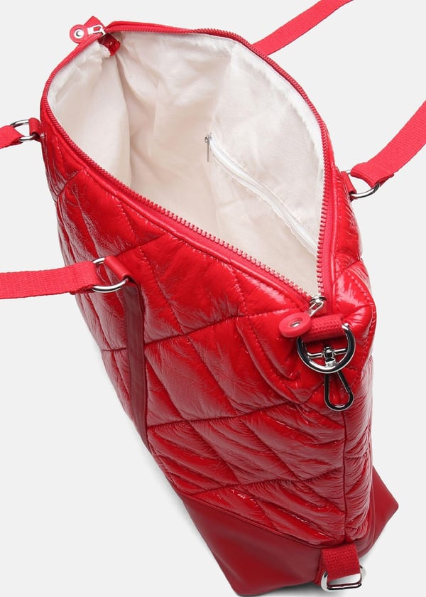 Nova Quilted Kadın Omuz Çantası - Kırmızı