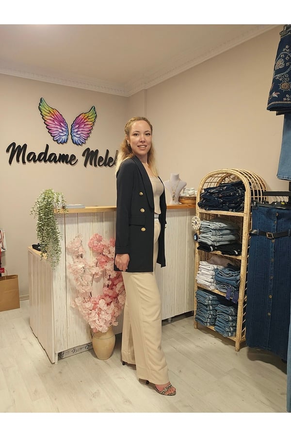 Double Düğmeli Duble Ceket Şal Yaka Blazer Ceket