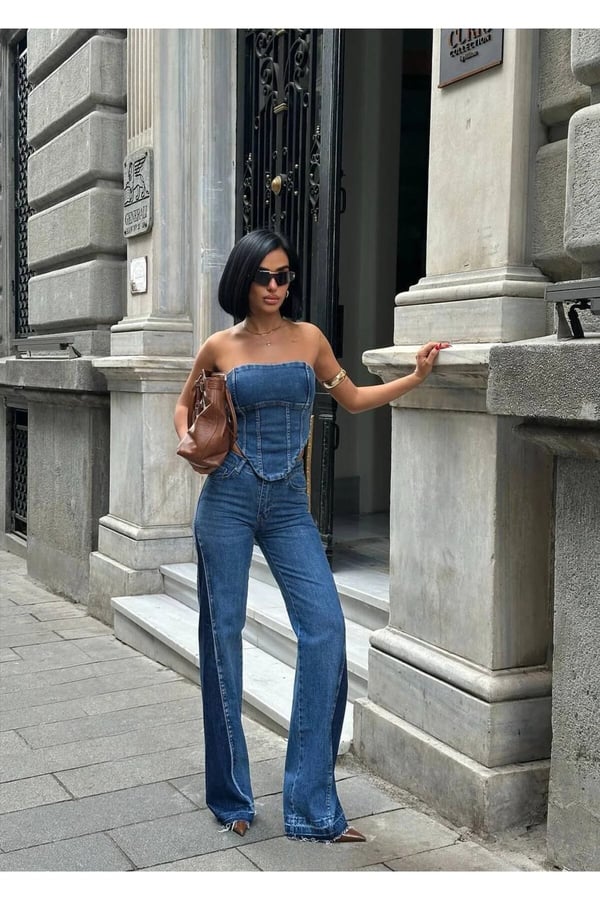 Pinterest Tasarım Palazzo Kot Pantolon