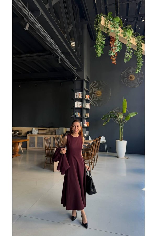 Premium Kadın Elbise Blazer Ceket Takım Exclusive Midi Elbise Şık Ofis Davet Kombini