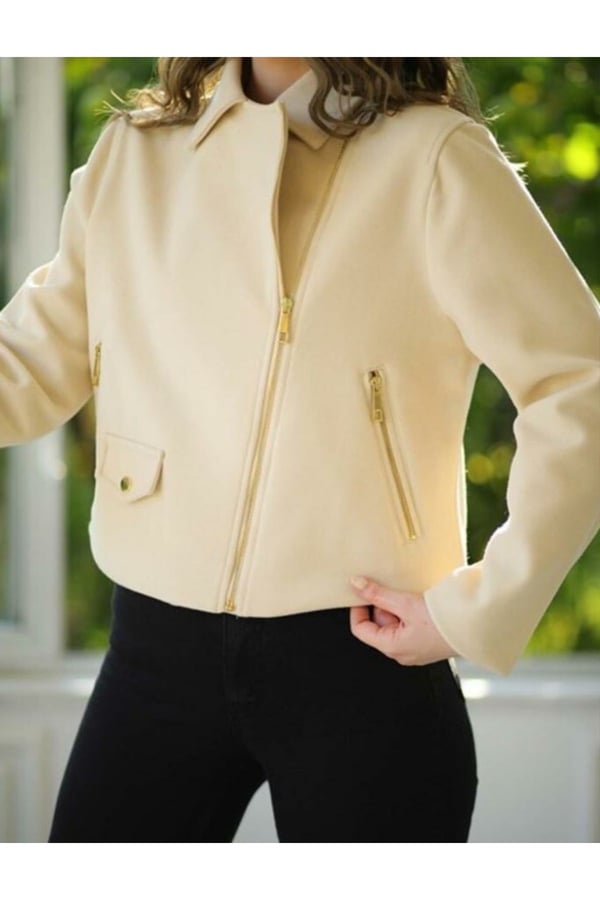Zara Model Kısa Kaşe Mont Ceket