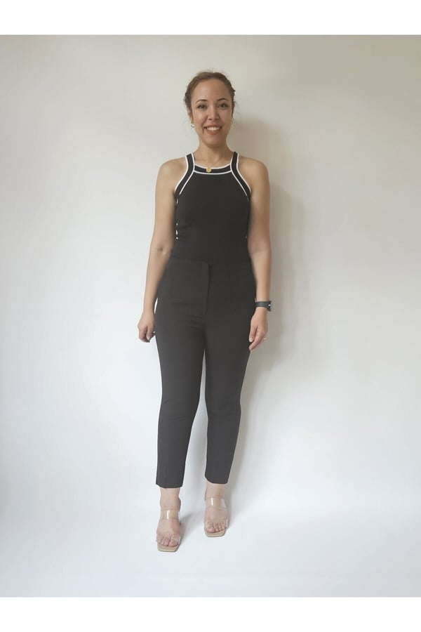 ZR Model Dar Paça Çımalı Pantolon