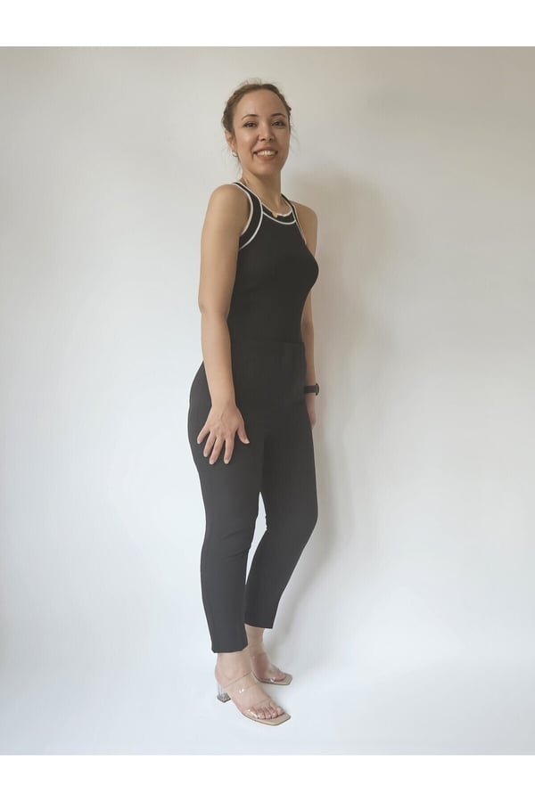 ZR Model Dar Paça Çımalı Pantolon