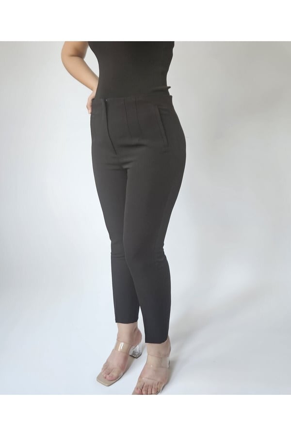 ZR Model Dar Paça Çımalı Pantolon
