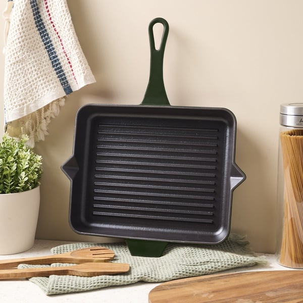 Aryıldız Duo Cast Grill Tava Fesleğen 26x32 cm