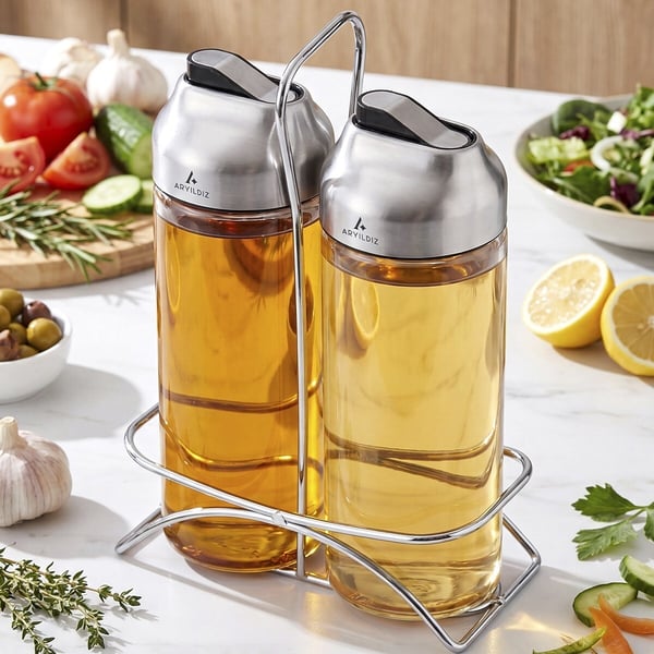 Aryıldız Norton 3 Parça Standlı Yağlık & Sirkelik Seti 430 ml