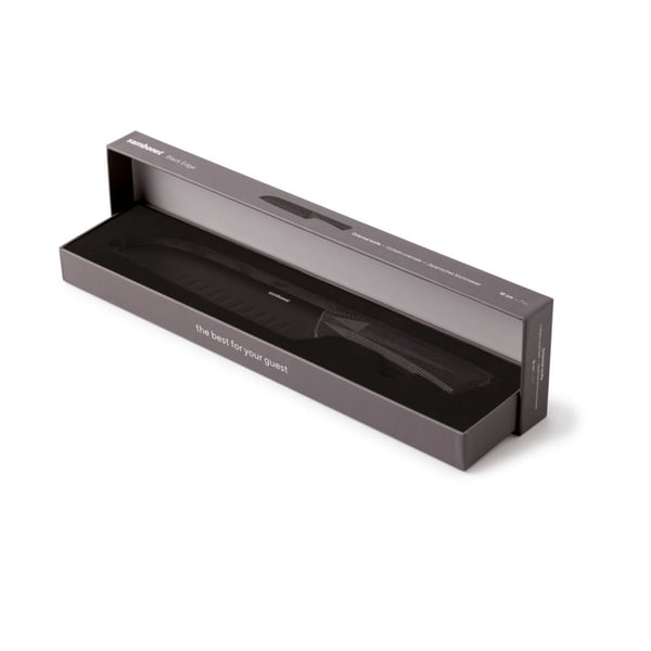 Black Edge Paslanmaz Çelik, Naylon Saplı Doğu Tipi Şef Bıçağı 18 cm