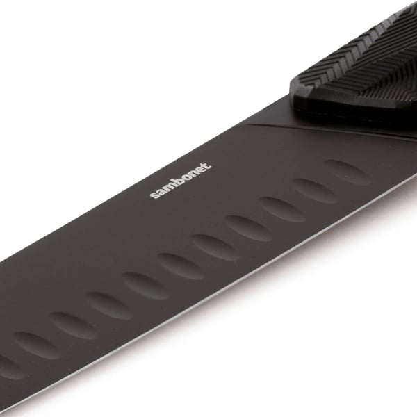 Black Edge Paslanmaz Çelik, Naylon Saplı Doğu Tipi Şef Bıçağı 18 cm