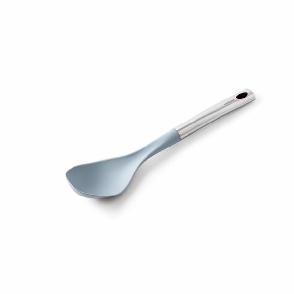 Chromatica Paslanmaz Çelik PBT Gök Mavisi (Kağıt Mavisi) Sos/Yemek Servis Kaşığı 33,3 cm