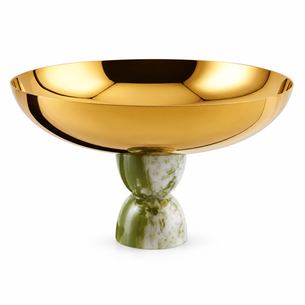 Cup With Foot Ø Cm 26 H Cm 15,3 Madame Pvd
