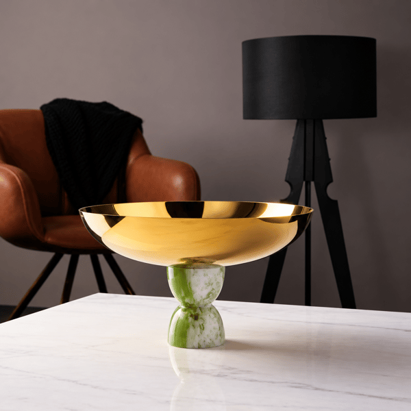 Cup With Foot Ø Cm 26 H Cm 15,3 Madame Pvd