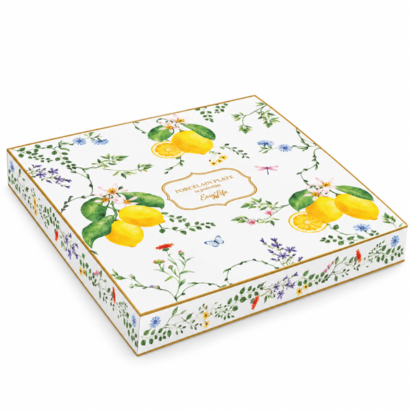 Fleurs et Cıtrons, Düz Servis Tabağı