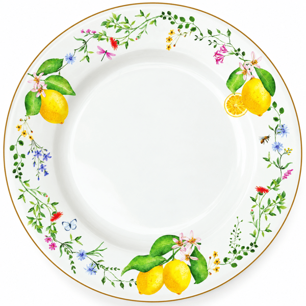 Fleurs et Cıtrons, Yemek Tabağı