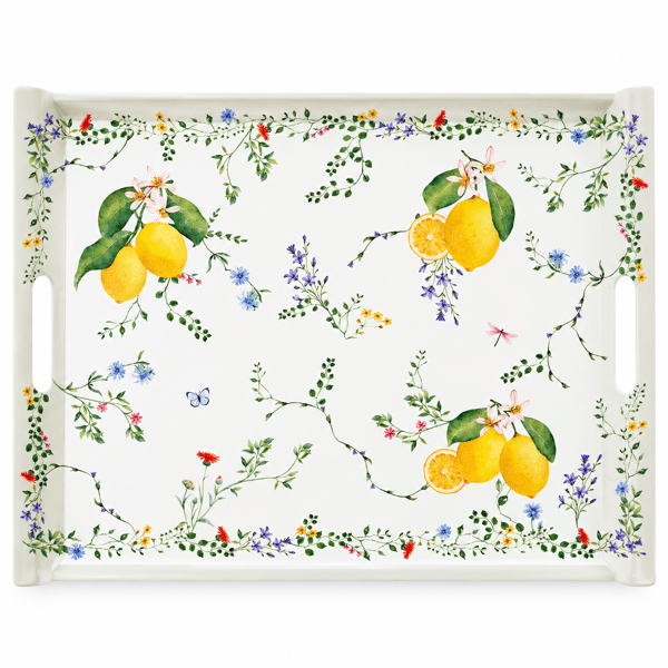 Flowers & Lemons, Çok Renkli Servis Tepsisi