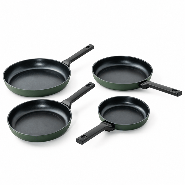 Frypan 1 Handle Cm 30 Titan Pro Green Double Induction All
