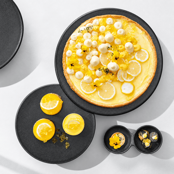 Grande Nero, Ayaklı Pasta Tabağı 
