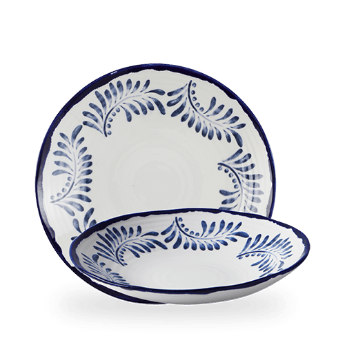 Harvest Mediterranean, Organik/Doğal Hatlı Düz Kase, 27,9 cm