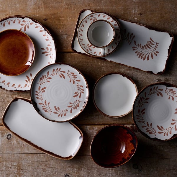 Harvest Mediterranean Terracotta Cappuccino Fincan Tabağı 15,6 cm
