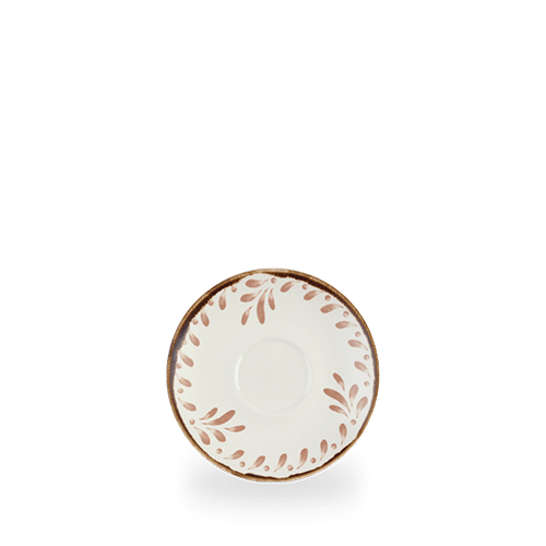 Harvest Mediterranean, Terracotta Cappuccino Fincan Tabağı, 15,6 cm