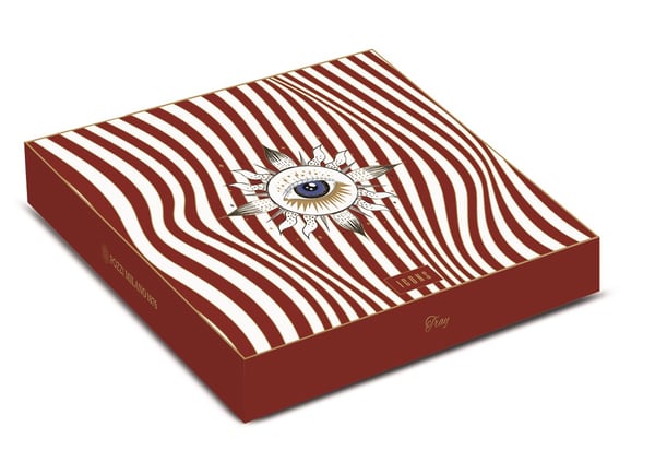 ICONS - EYE (Göz) serisi, renkli kutulu polipropilen (plastik) tepsi 33 x 33 cm